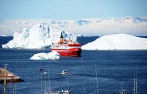 Cruise ship in Greenland