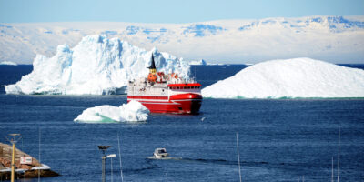 Cruise ship in Greenland